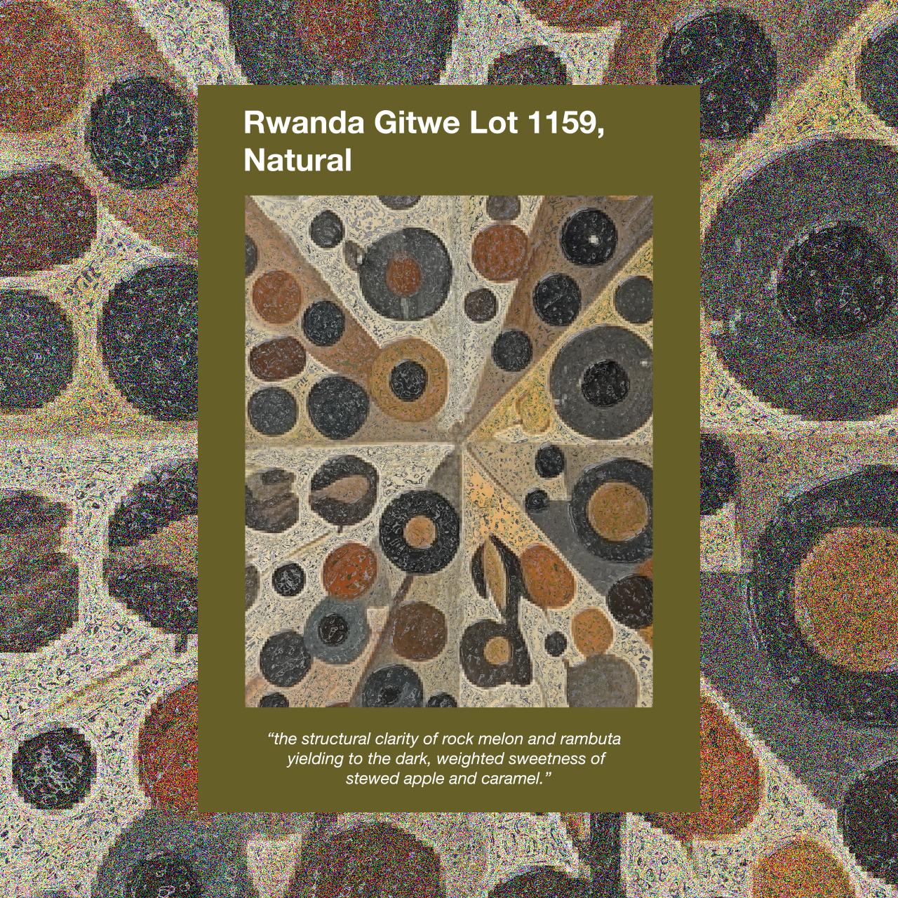 Rwanda Gitwe Lot 1159, Nyamasheke (Natural)